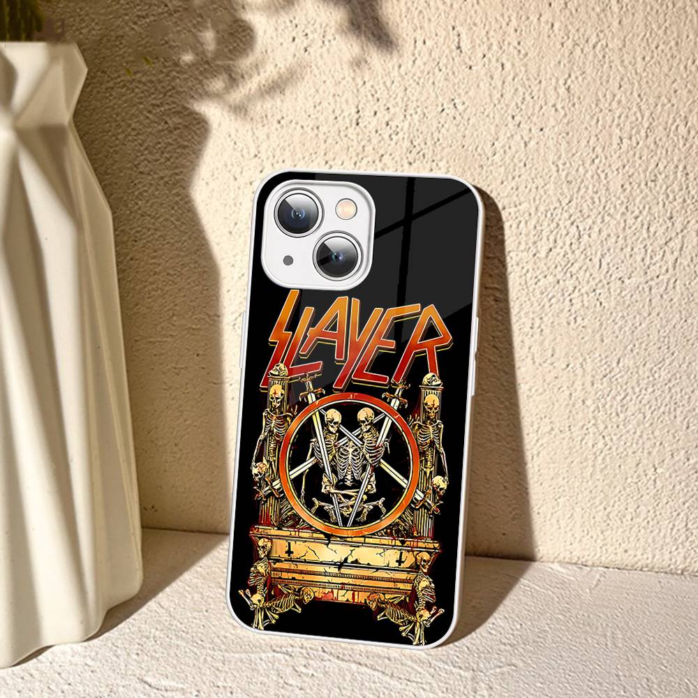 S-Slayers Band For IPhone 14 13 12 Mini 11 Pro XS Max X XR 14 Plus Tempered Glass Cover