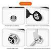 Zinc Alloy Cam Lock With Waterproof Cover Cabinet Drawer Mailbox Latch Lock With 2 Keys For Furniture