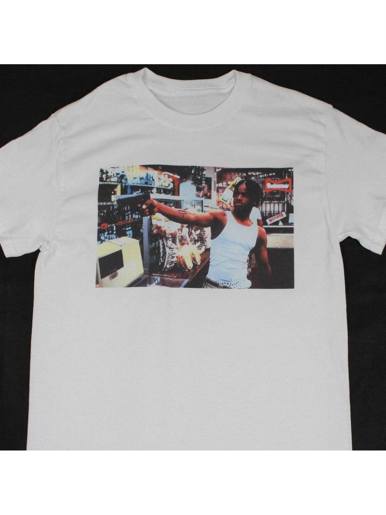 Menace to Society O-Dog Graphic T-Shirt- White Cotton Crew Neck XXXL
