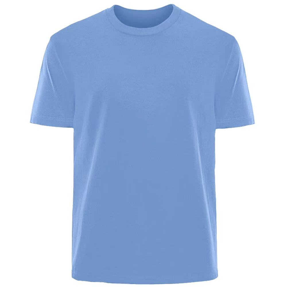 Letní móda trend čistá bavlna jednobarevná čistě bílá čistě černá poloviční rukáv krátký rukáv tričko pánské pár kulatý výstřih volné