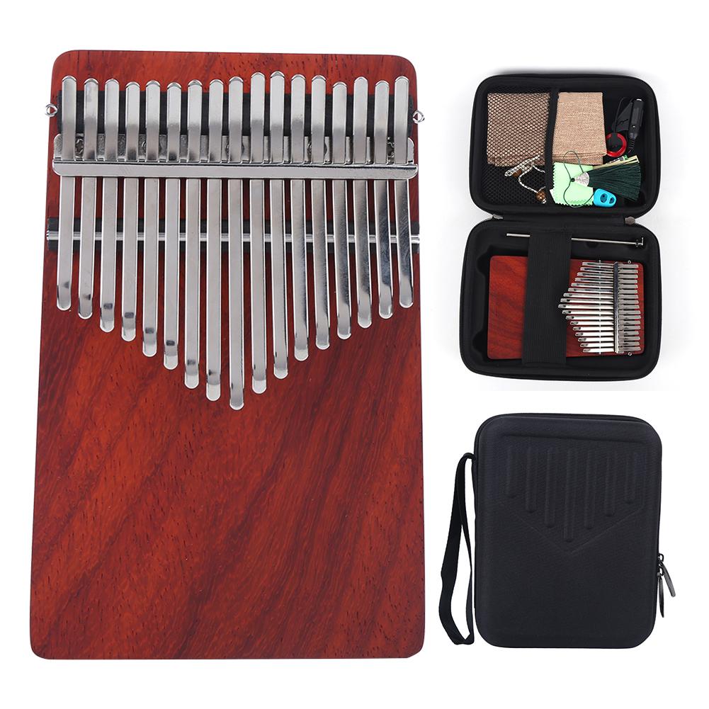 Kalimba Thumb Piano Small Portable Wooden 17 Key Finger Beginner Music Instrument K17A