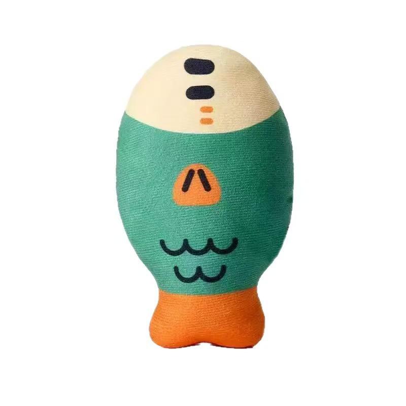 New Dog Vocal Plush Toys, Fathead Fish Teeth Grinding To Relieve Boredom, Pet Toys, Pet Supplies, Puppies