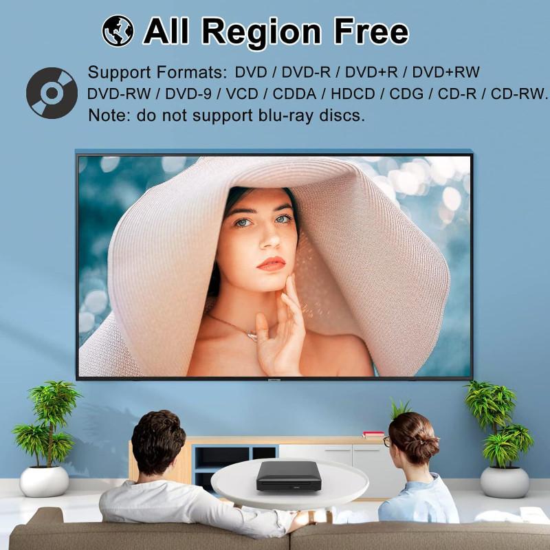 New High Definition USB Mini Children's VCD Machine Household DVD/EVD Player