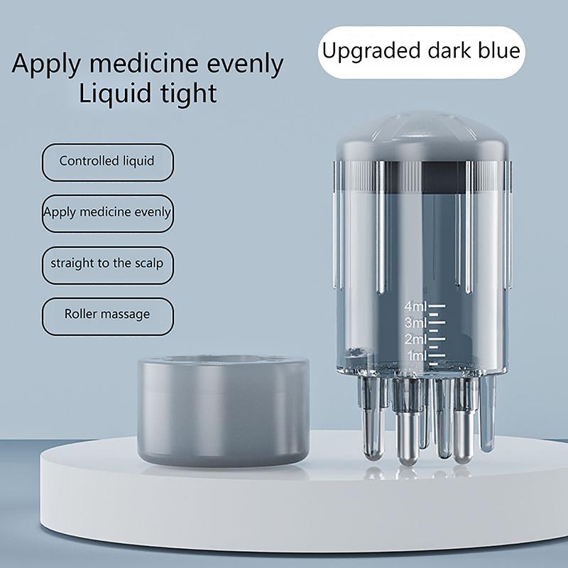 

Аппликатор для кожи головы Жидкая расческа для волос Лечение кожи головы Эфирное масло Жидкий направляющий массажер Расческа для роста волос Сыворотка для масла Нанесение серый