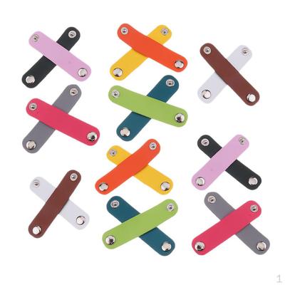 20 Pieces Mixed Colors Leather Scarf Buckle Hijab Pin Shawl Clasps