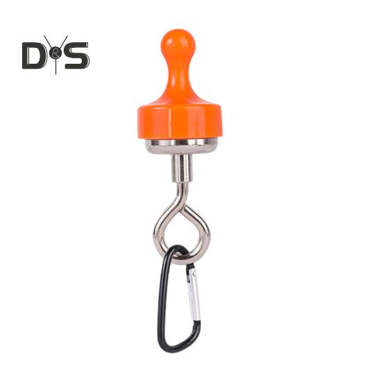 Camping Magnetic Hook Heavy Duty Stainless Steel Detachable Outdoor Tent Canopy Camping Gear Lantern Light Metal Hanger Buckle