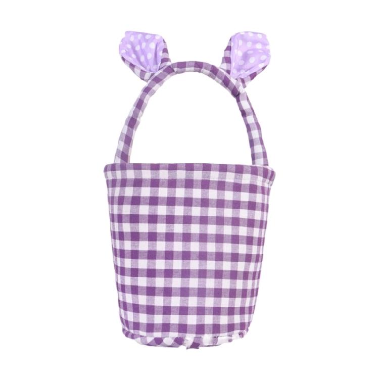 Unique Striped Easters Basket Storage Basket Removable Compartments Portable Easters Rabbits Home Organization