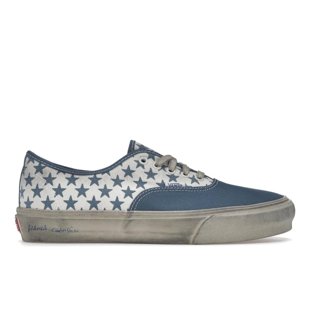 Vans Bianca Chandôn x Authentic VLT LX Stressed Navy Unisex Sneakers Blue White VN0A4CS4NUT