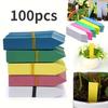 Multi-Color Reusable Plant Labels | Waterproof Garden Markers with Easy-Tie Ribbons | Durable Outdoor Flower & Seed Tags