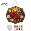 Fine Workmanship Pendant Highland Cow Diamond Art Hanging Ornament Sunflowers Decor Creative Living Room Decoration Aesthetic Decorative Ornament