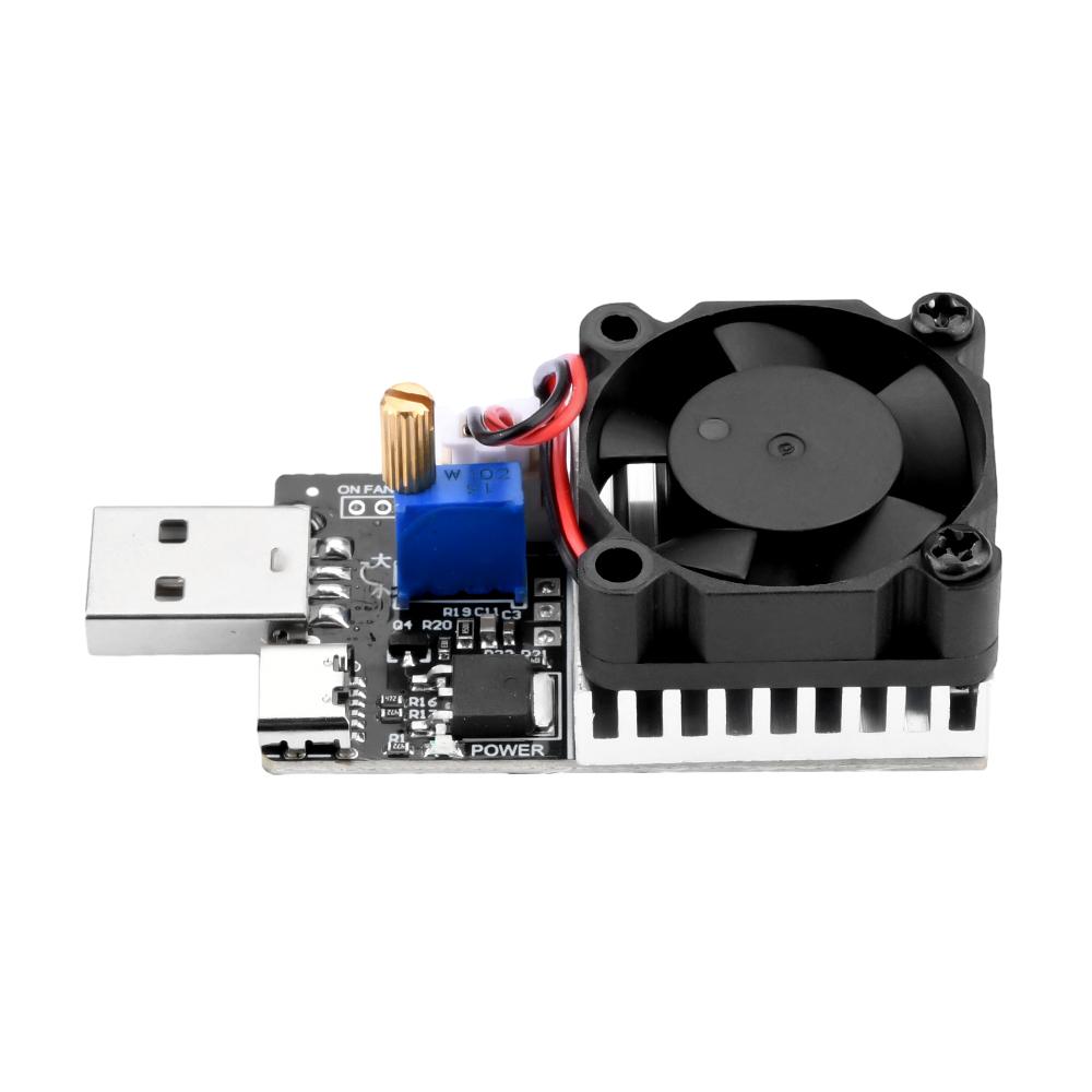 18W 22.5W USB Adjustable Constant Current Electronic Load Aging Fast Charge and Discharge Resistance Tester Capacity Tester