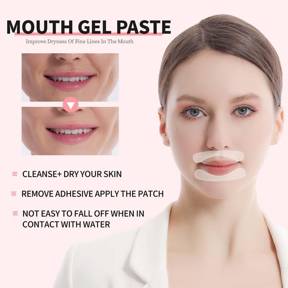 Anti Wrinkle Patches for Lip 8pcs Silicone Patches for Smile Lines Wrinkle Repair Remover Patches for Face Overnight Skin Care