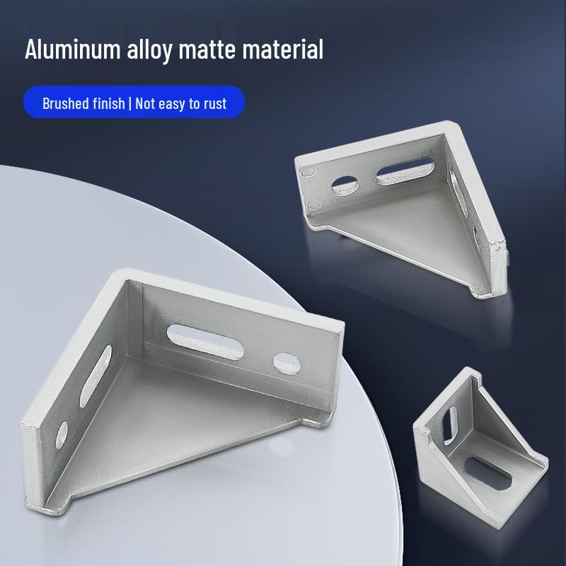Aluminum 90° Corner Bracket Connector for 4040/2020/3030 Profiles