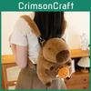 Cute Capybara Flower Burger French Fries Rabbit Decorative Backpack Plush