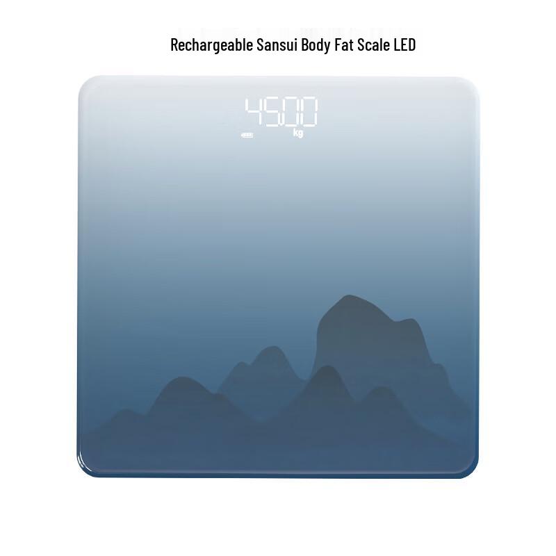 Smart USB Rechargeable Body Fat Scale (CN version)
