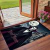 Crystal Velvet Rug Custom Name Text, Soft Non Slip Floor Mat Home DecorDracula
