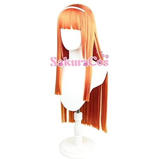 Sakuracos Uma Musume Pretty Derby Spica Silence Suzuka Cosplay Perücke Sofort lieferbar