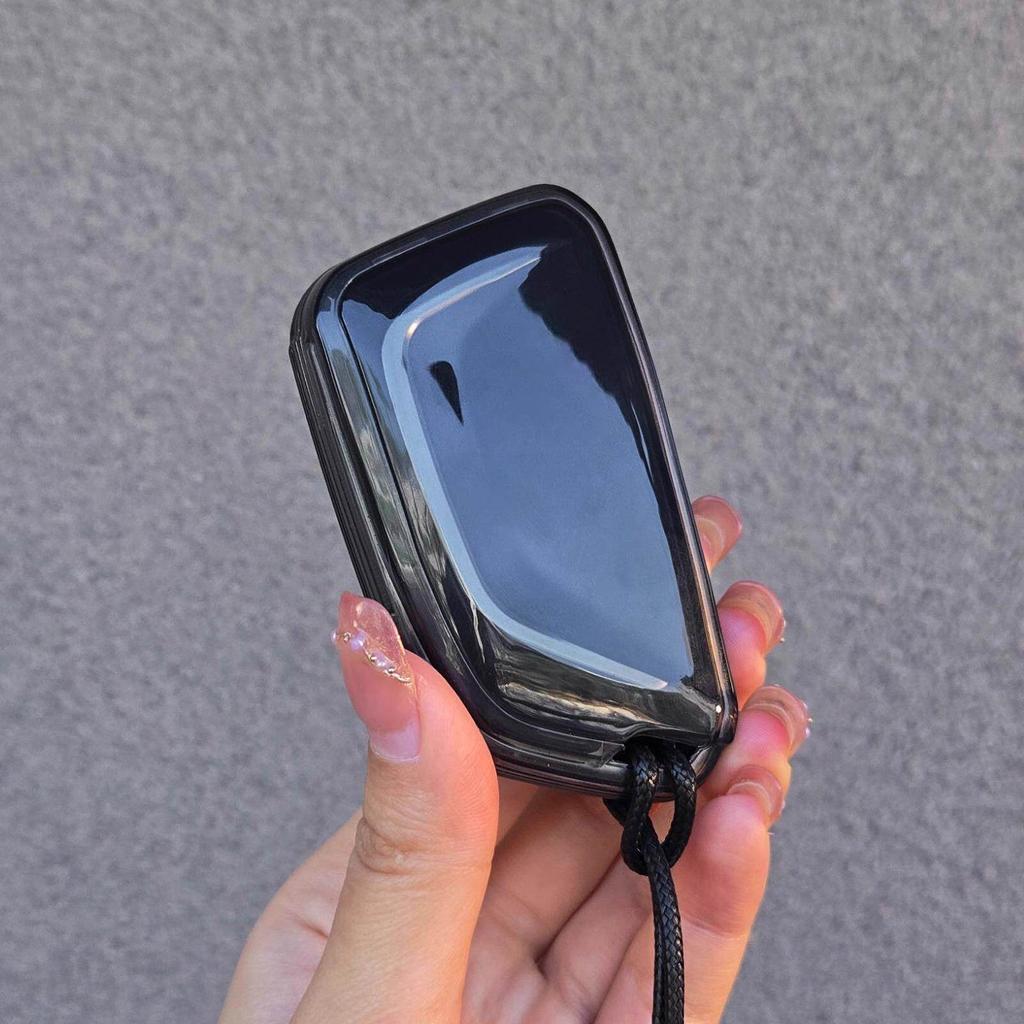 Slim Car Key Case Fob Keychain For - Cadillac Xt4 Ct4 Ct5 Lyriq Escalade Optiq Vistiq Car Accessories