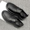 Leather shoes men's new large size men's shoes 4 versatile retro heightening casual shoes