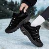 TUINANLE Women Cotton Shoes Winter Casual Plush Warm Snow Boots Female Outdoor Non-Slip Lace Up Walking Sneakers Men
