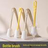 Detachable Thermos and Baby Bottle Cleaning Brush with Wood Pulp Cotton