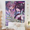 VIKAMA Meme Tapestry Craving Girl Streamer Overload Psychedelic Art Vibrant Hippie Wall Decor Perfect For Gaming Rooms