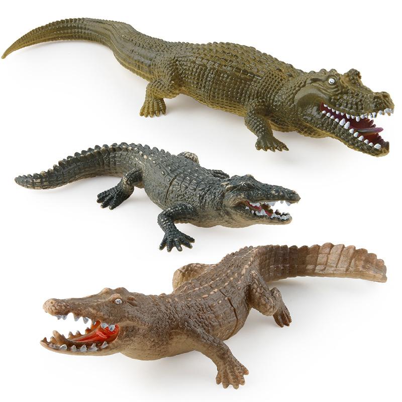 Simulated Wildlife World Crocodile Animal Hollow Soft Rubber Ornament Bb Is Called Early Education Educational Toys