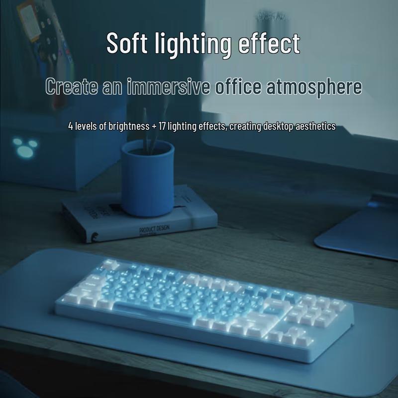 Qianxinzhe MT108 Tri-Mode 108-Key Mechanical Keyboard