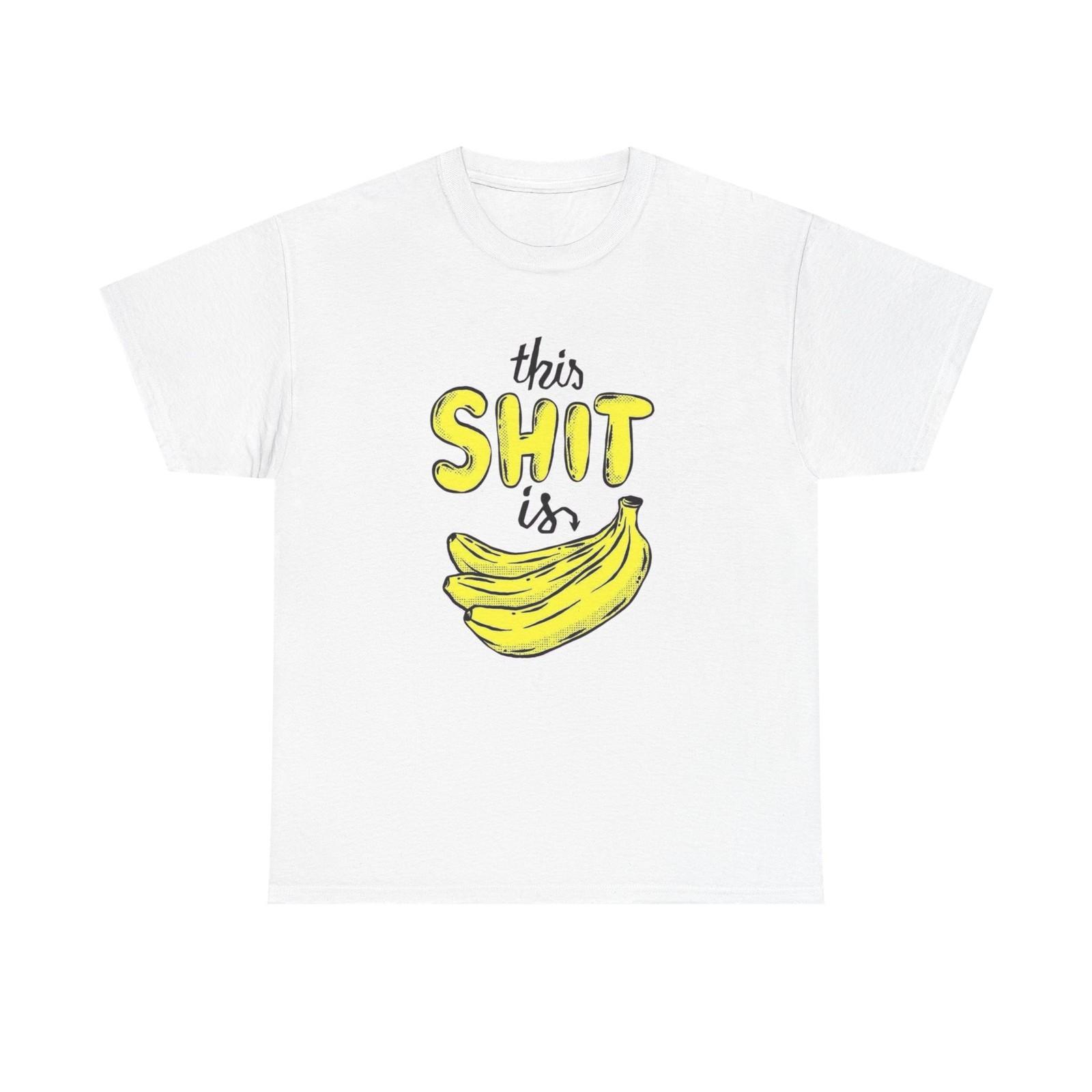 This Is Bananas Graphic T-Shirt Mens Womens Tees Top Unisex Heavy Cotton Tee Gift S