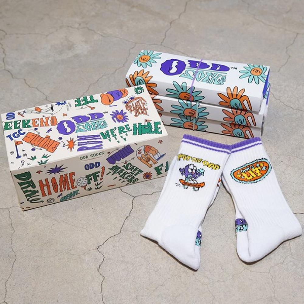 

Coolmax Odd Socks Street Crew Socks 4 Pack L(255mm-275mm)