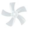 Plastic 12 Inch Fan Blade With Nut Cover Five Replacement For Stand Fan And Desk Fan Accessories In Household Settings