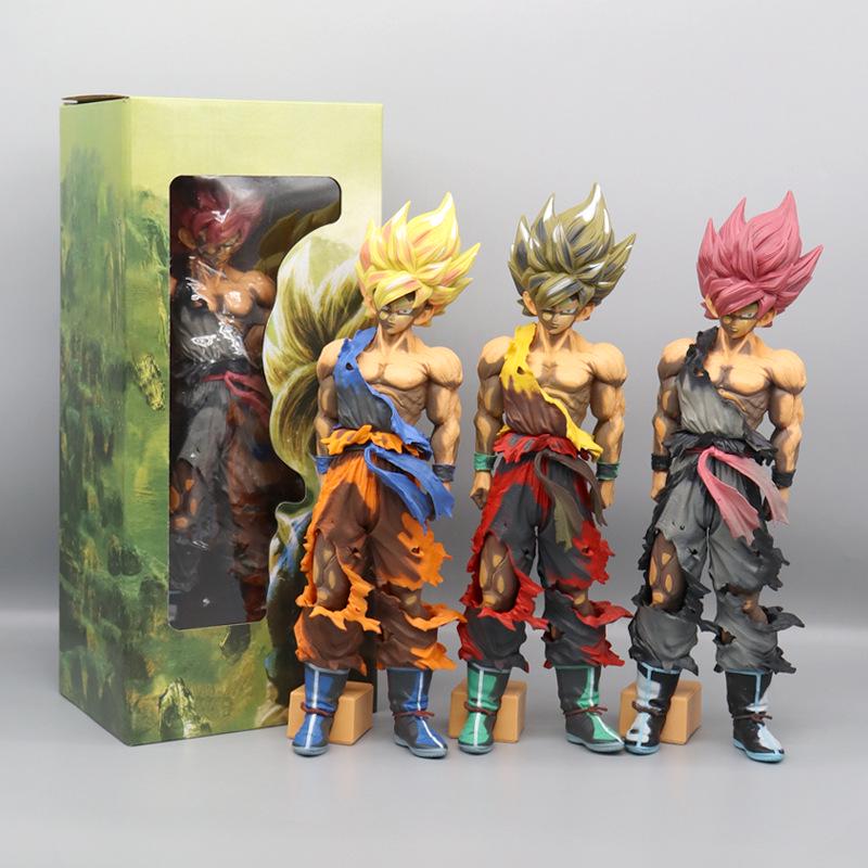 Manga Battle-Damaged Goku Figurine - Large Dragon Ball Home & Car Ornament
