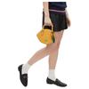 Coach Lemon 21 Logo Zip Closure Leather Crossbody Bag Unisex Crossbody Bag Honeycomb CR251-SVRGJ