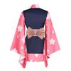 Demon Slayer Cosplay Costume Zenitsu Cosplay Outfit Demon Slayer Selection Team Tanjiro's Same Schoolmate Zenitsu Japanese-Style Kimono