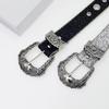  Girl Waistbelt Women Decorative Belt for Pants Skirt Fashion Shimmering Belt Subculture Belt Elegant Sequined Belt