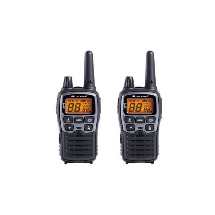 Radio portable Midland XT70 - PMR/LPD - 446 MHz, 433 MHz - 93 canaux (pack de 2)