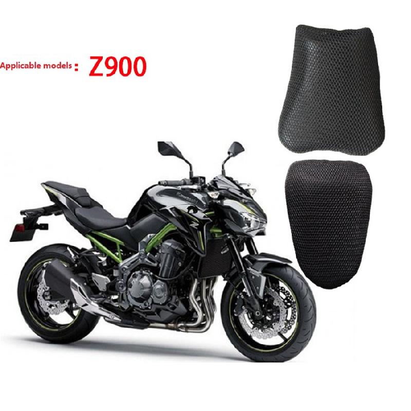 Motorcycle Seat Cushion AntiSlip For Kawasaki Z900 Breathable 3D Mesh Fabric