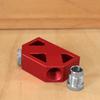 Gabarito de Furo de Bolso de 45 Graus, Localizador de Cavilhas Manual 8/10mm, Guia de Perfuração para Marcenaria para Projetos de União de Madeira DIY