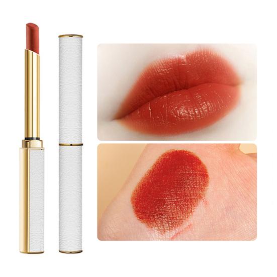 8g Women Lipstick Waterproof Bright Colors Universal Natural Lightweight Lip Makeup Tool Small Thin Tube Woman Makeup Lip Lipstick for Schoolgirl