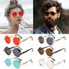 Women Men Metal Frame Round Gothic Sun Glasses Steampunk Sunglasses Eyewear UV400 Protection