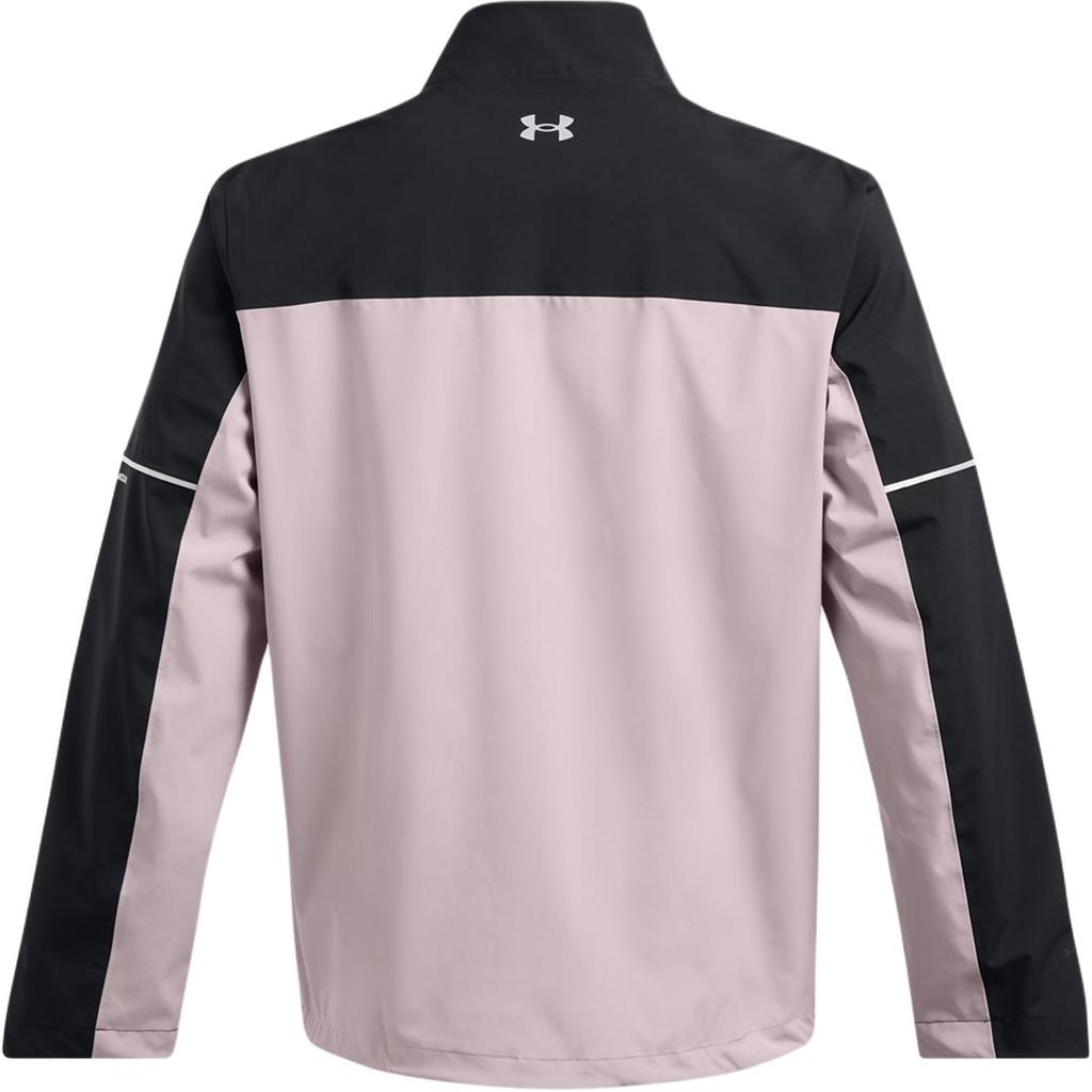 Under Armour Rain Drive Windproof Waterproof Breathable Loose Jacket Men Jacket Black Gray 1385832-001