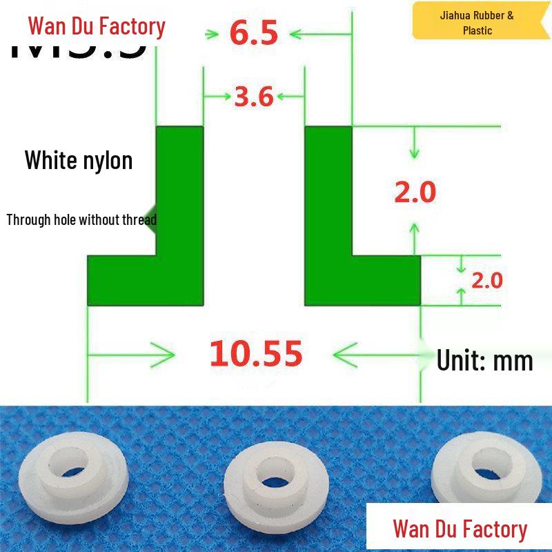 T-Shaped Nylon Insulating Bushing Spacer for M3-M35 Threads