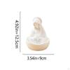 Saint Statue Tray StoneLike Finish Nordic Resin Jewelry Holder Decorative Angel Dish