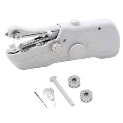 Mini Size Handheld Sewing Machine Battery Powered Cordless Mini Mending Machine Quick Stitch Multi-Function Thread Machine