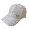 Hollow Design Mesh Baseball Caps M Letter Thin Cap Fashion Sun Hats Spring Summer Season