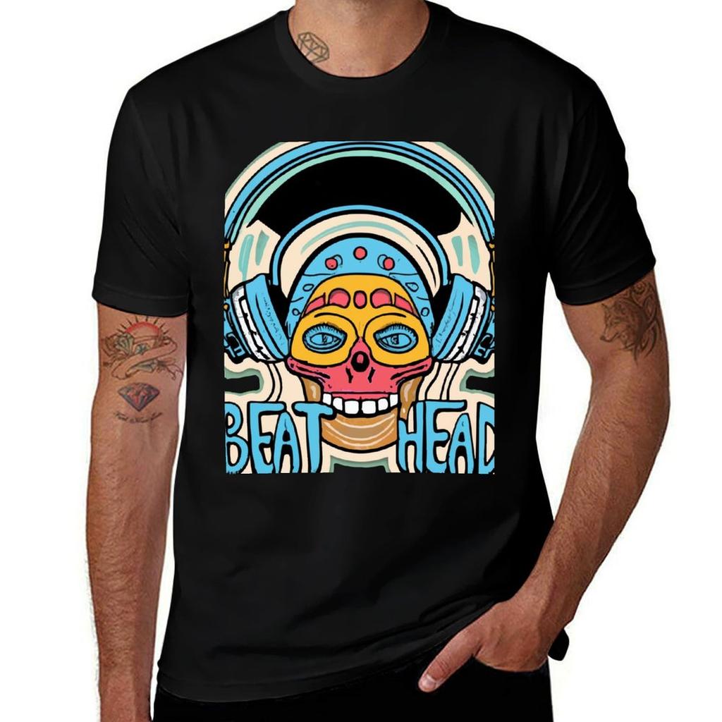Beat Head Graffiti Urban Headphones Tshirt T Shirts With Prints T Shirt Custom Print Tshirt