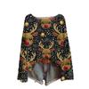 Women's Christmas Print Lightweight Knit Sweater Long Sleeve Casual Pullover Top