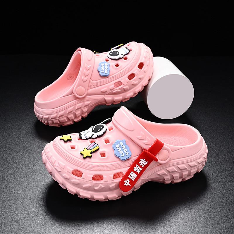 Decorations Cartoon Astronaut Childrens Slippers Summer Antislip Beach Sandals