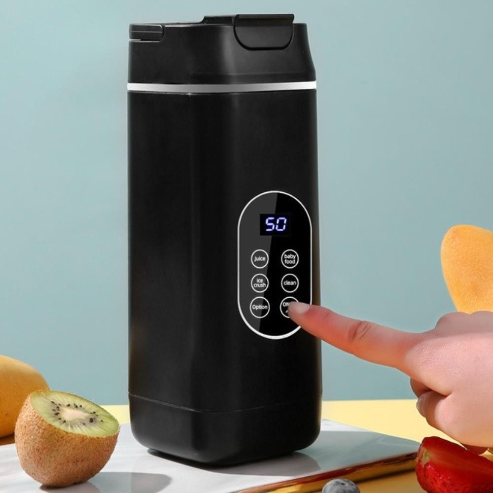 Electric Display Electric Juicer USB Rechargeable Ice Crusher Smoothie Blender  Home Use