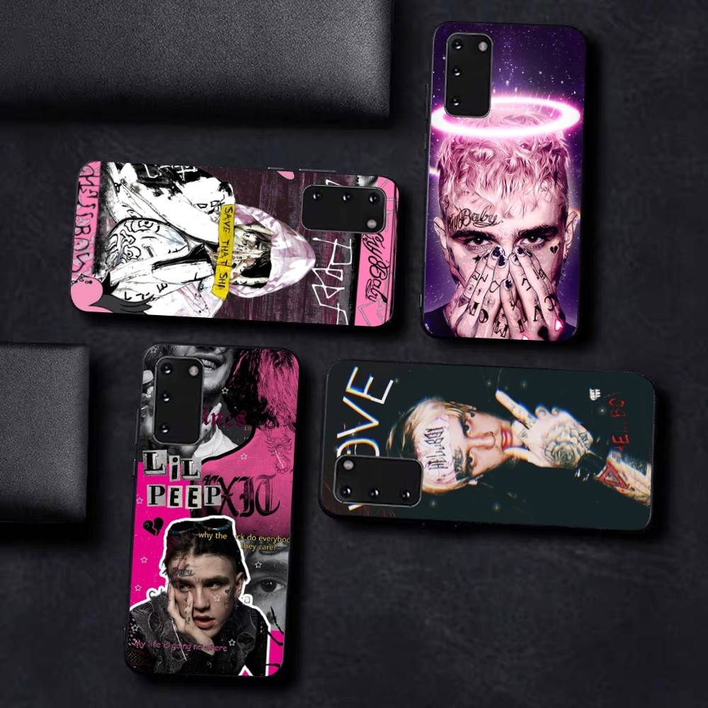 Classic Emo Rapper L-Lil P-Peep Phone Case For Samsung S 24 Fe 25 Ultra Plus 20 Lite 21 30 22 23 24 22 Ultra 5G Fundas